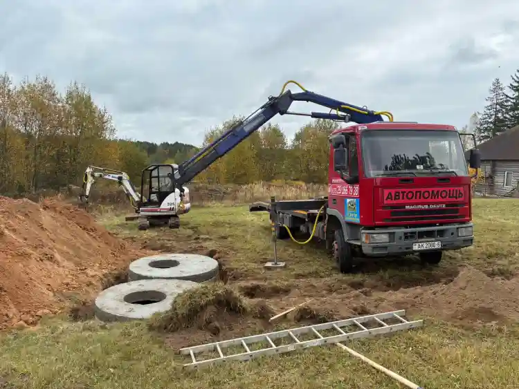 Прокладка наружной канализации