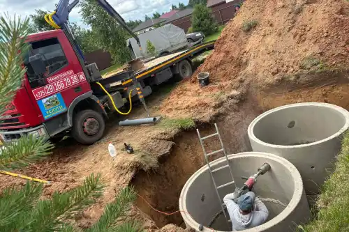 Канализация в частном доме под ключ — фото работ 29